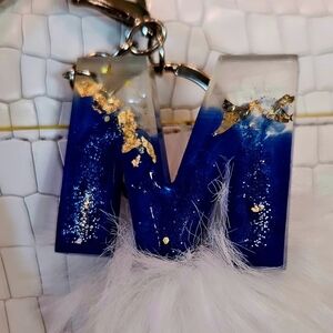 Blue and Gold Key Holder